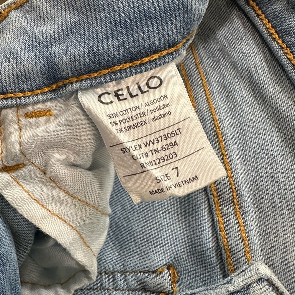 Cello Sky Blue Flare Jeans - Picture 6 of 6
